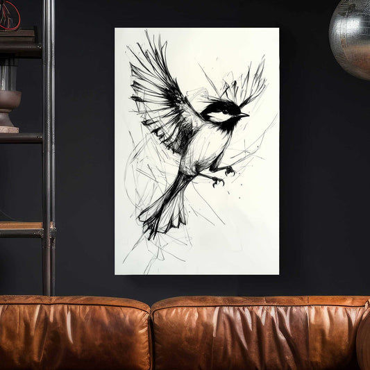 Flight in Motion #1510 Canvas Wall Art & Metal Prints