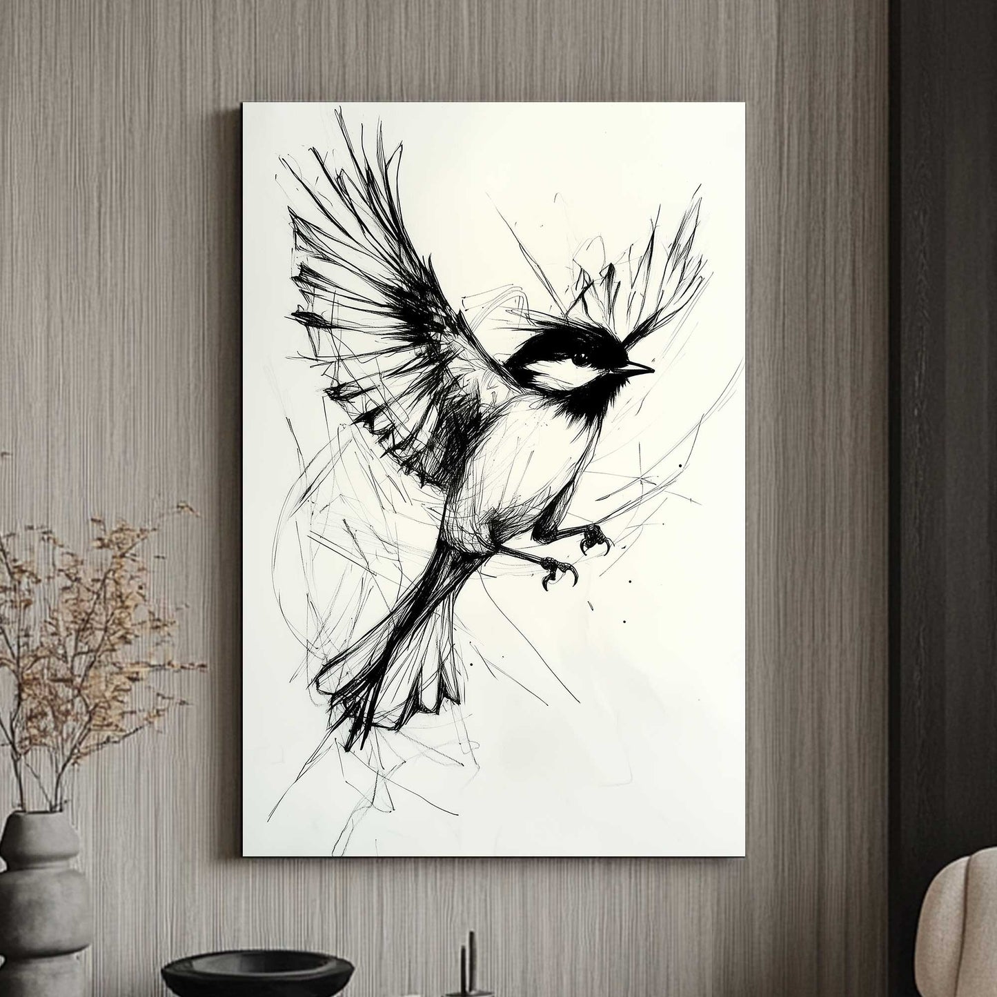 Flight in Motion #1510 Canvas Wall Art & Metal Prints