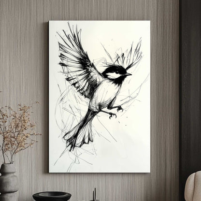 Flight in Motion #1510 Canvas Wall Art & Metal Prints