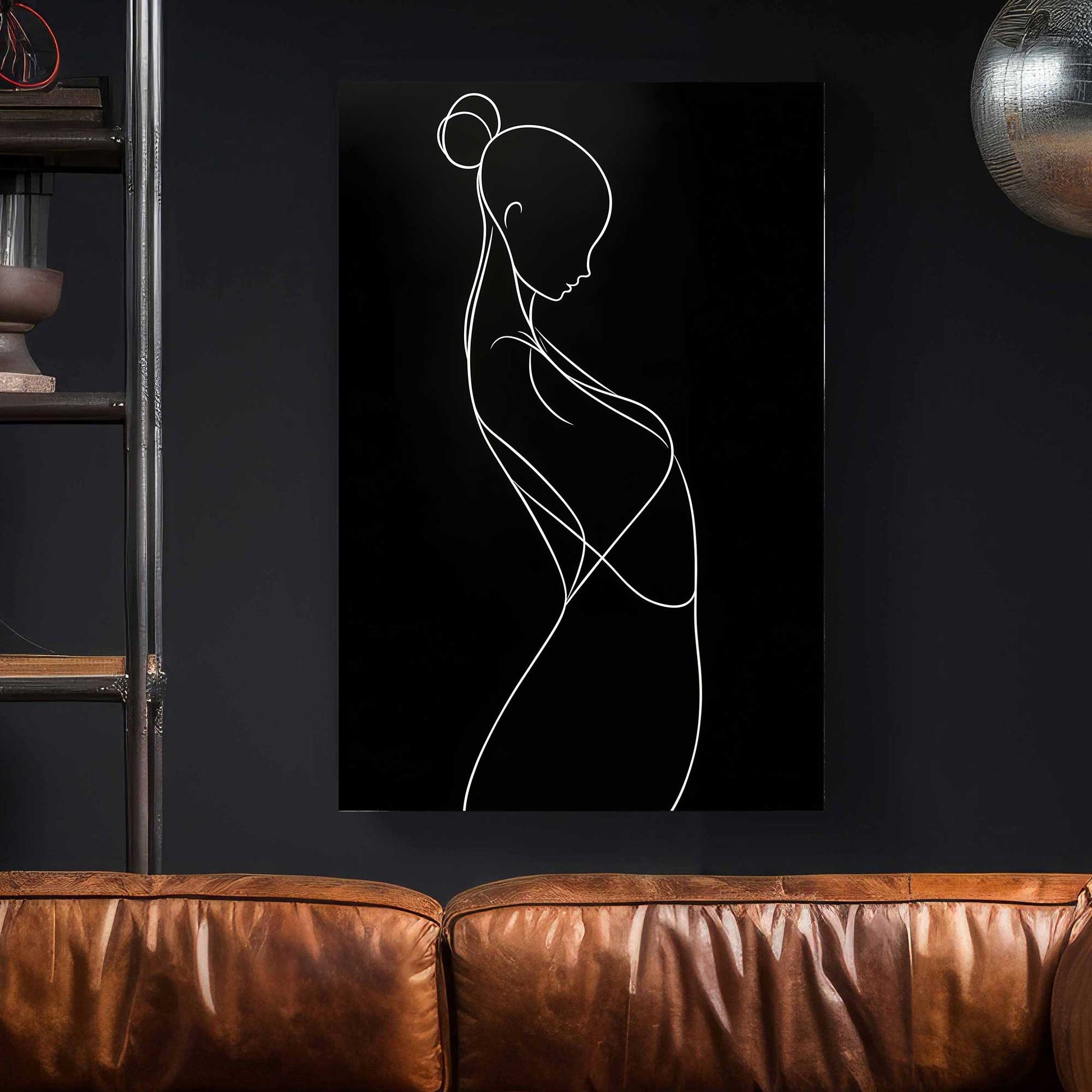 Graceful Form #1511 Canvas Wall Art & Metal Prints