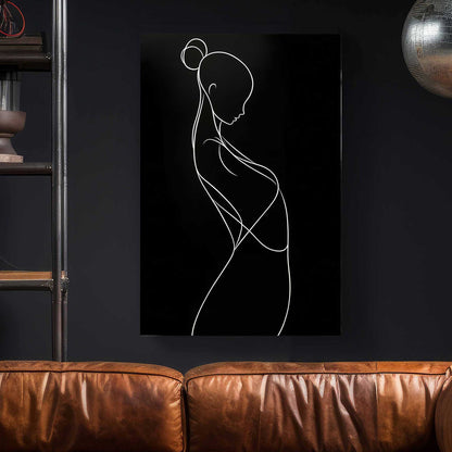 Graceful Form #1511 Canvas Wall Art & Metal Prints