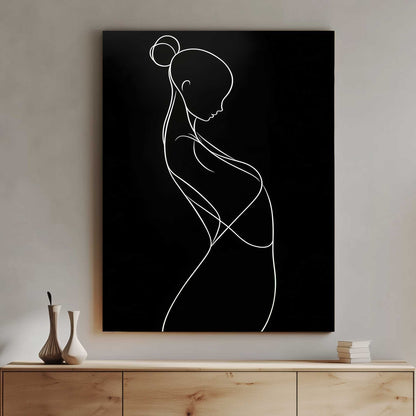 Graceful Form #1511 Canvas Wall Art & Metal Prints