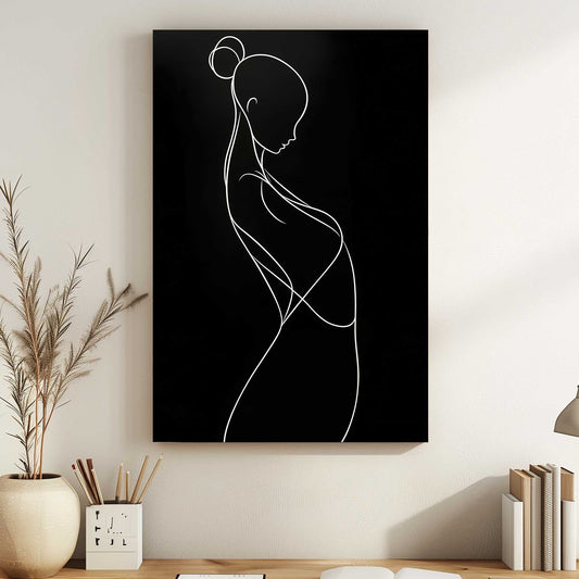 Graceful Form #1511 Canvas Wall Art & Metal Prints