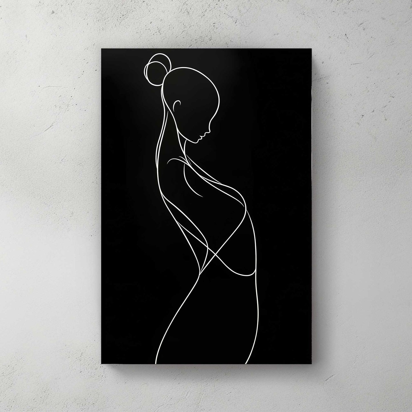 Graceful Form #1511 Canvas Wall Art & Metal Prints