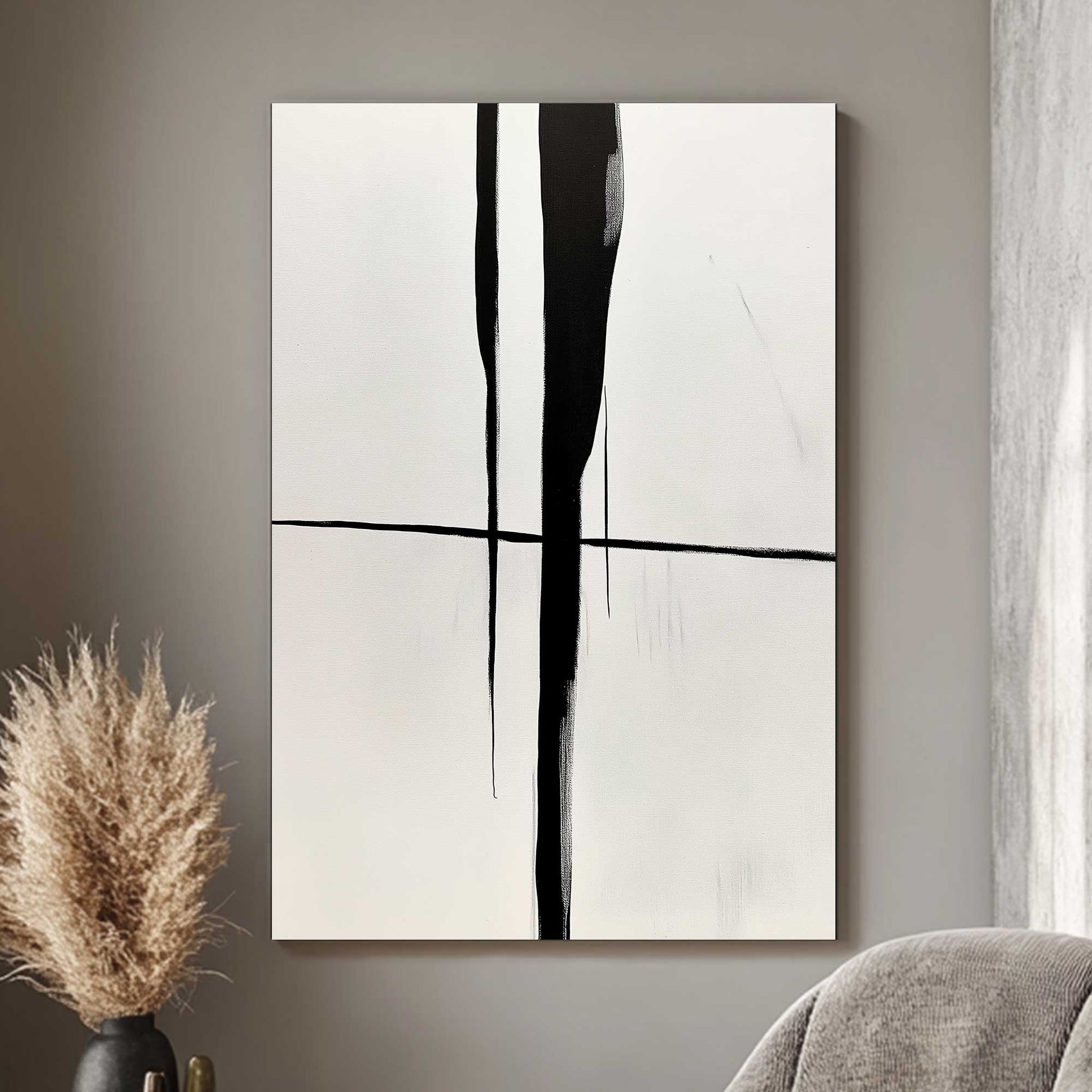 Minimalist Flow #1519 Canvas Wall Art & Metal Prints