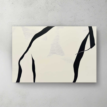 Abstract Silhouette #1525 Canvas Wall Art & Metal Prints