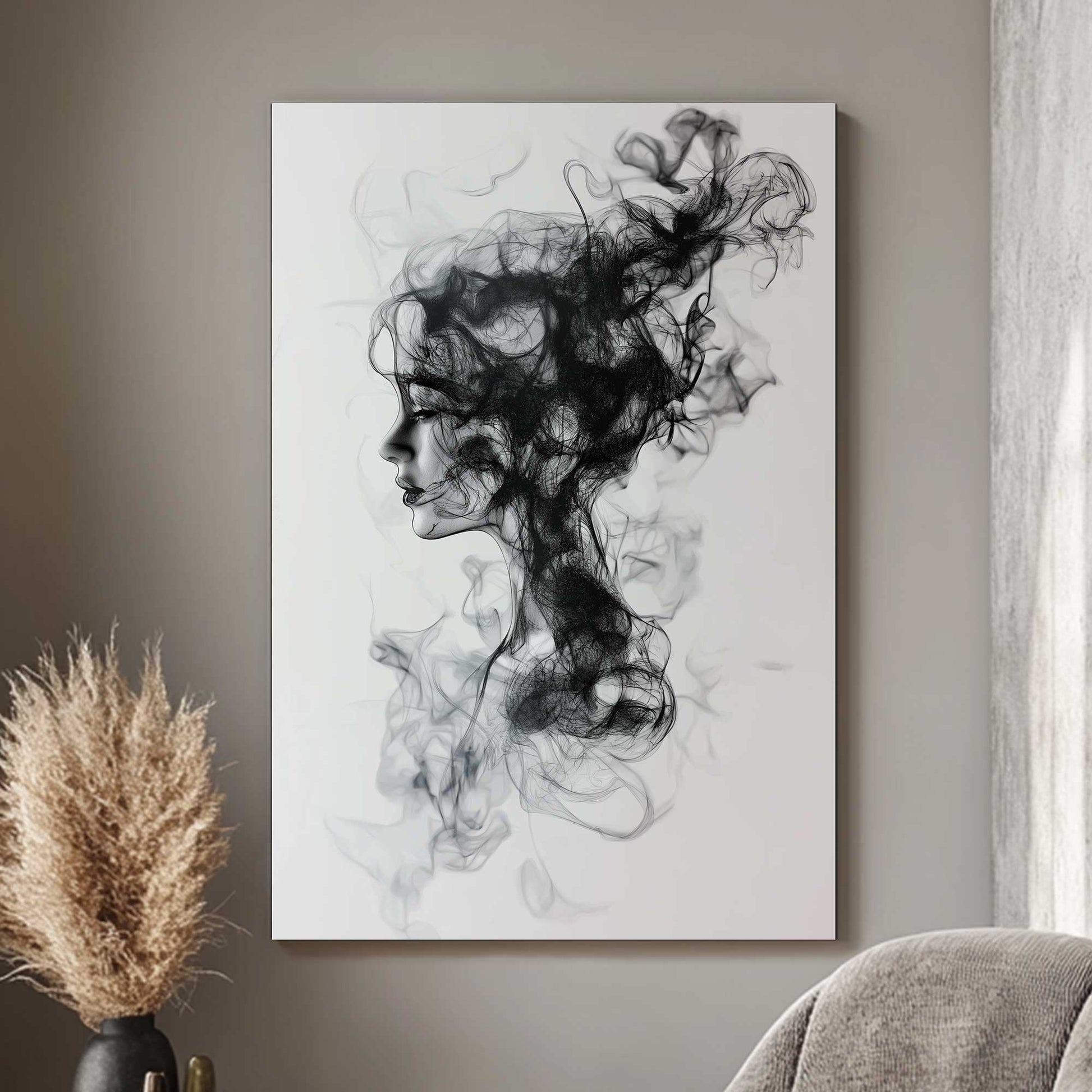 Whispers of Smoke #1526 Canvas Wall Art & Metal Prints