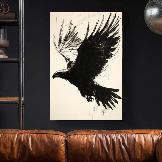 Majestic Flight #1529 Canvas Wall Art & Metal Prints