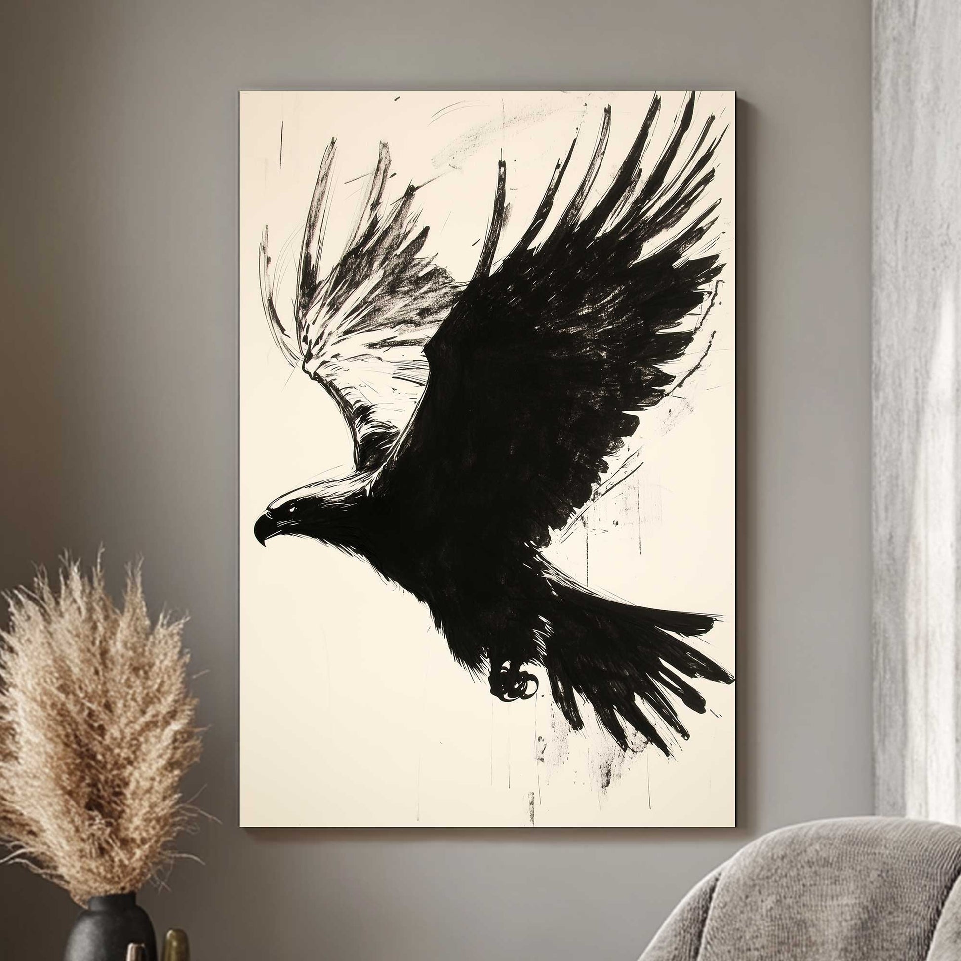 Majestic Flight #1529 Canvas Wall Art & Metal Prints