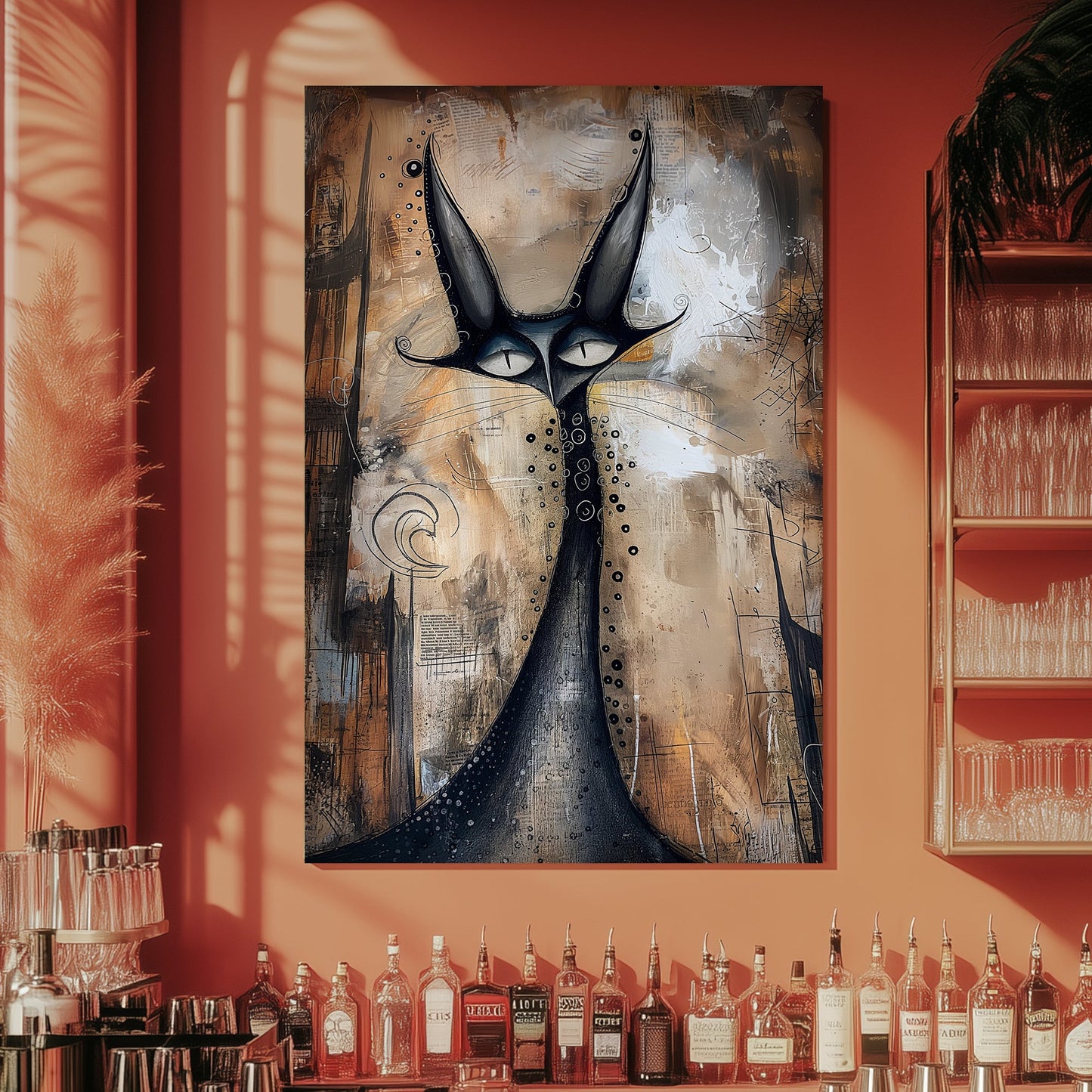 Mysterious Gaze #1532 Canvas Wall Art & Metal Prints