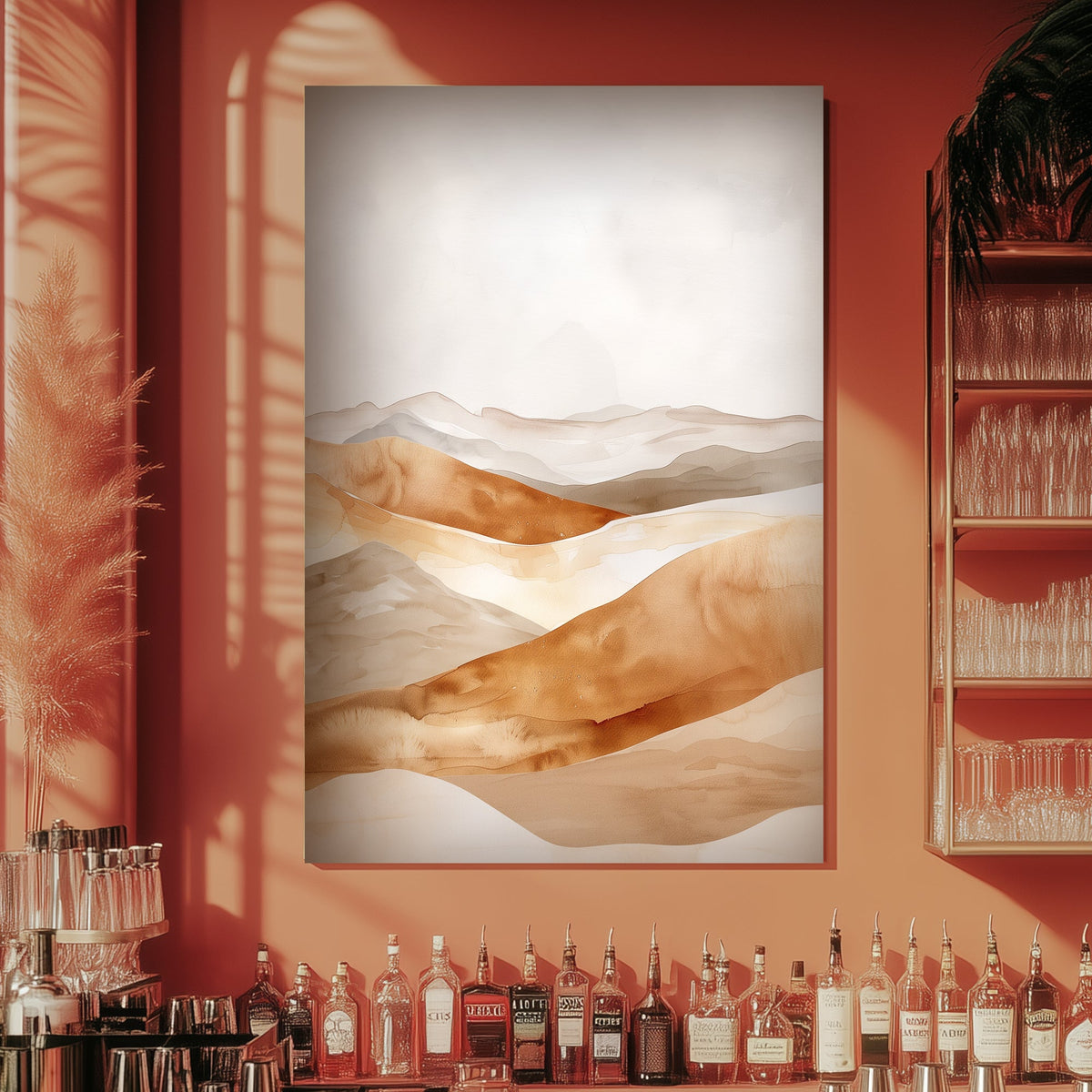 Desert hills wall art print