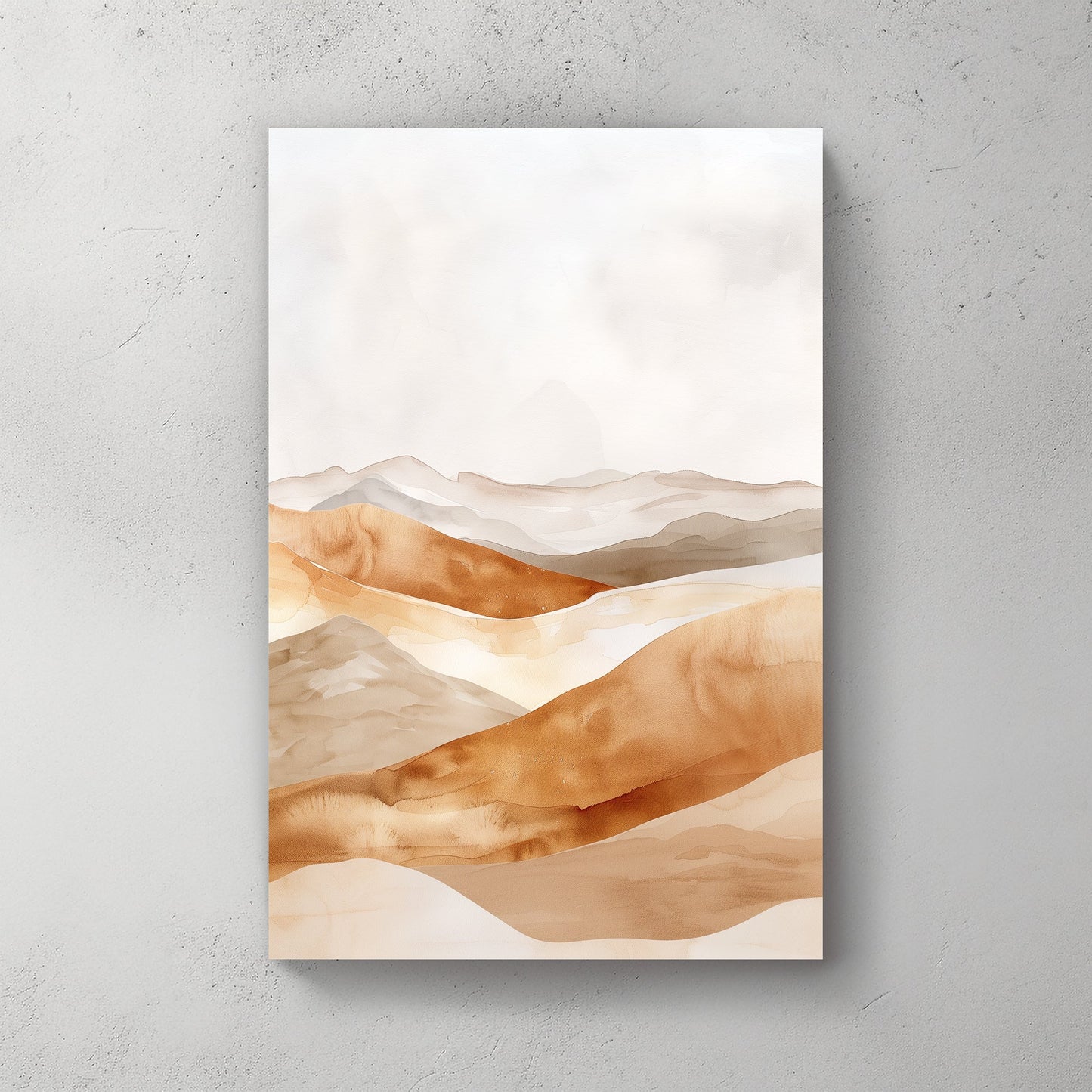 Desert Waves #1535 Canvas Wall Art & Metal Prints