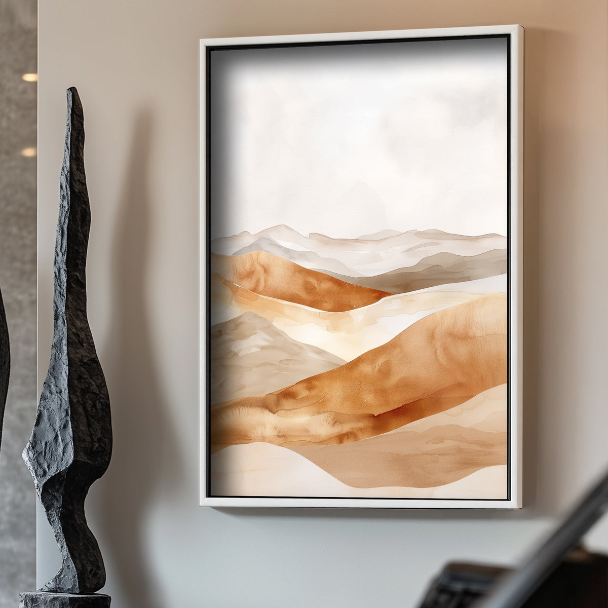 Desert hills wall art print