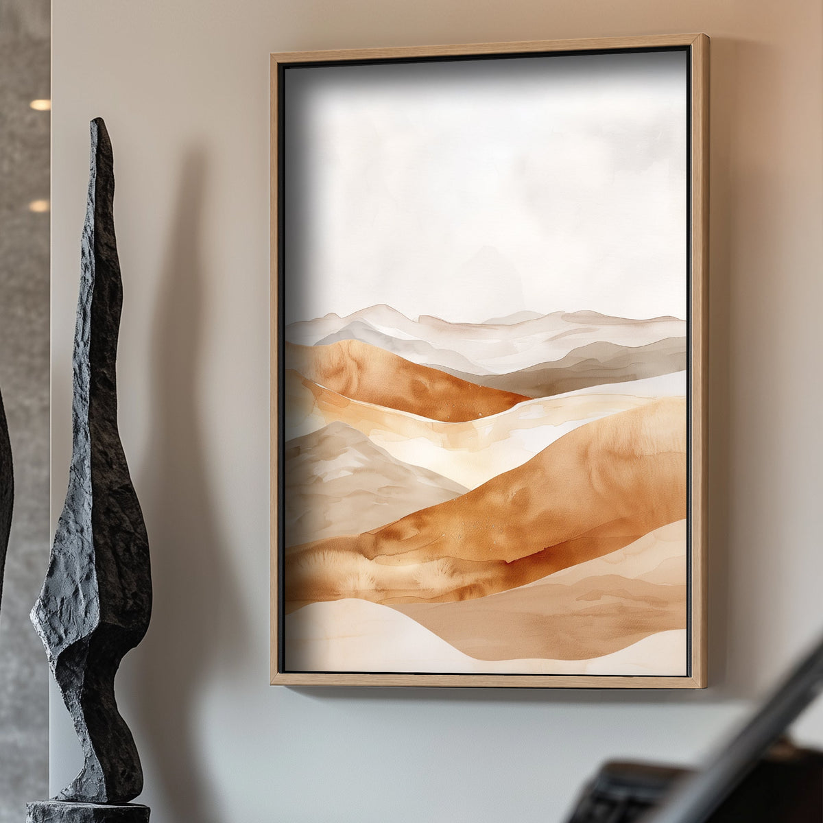 Desert hills wall art print