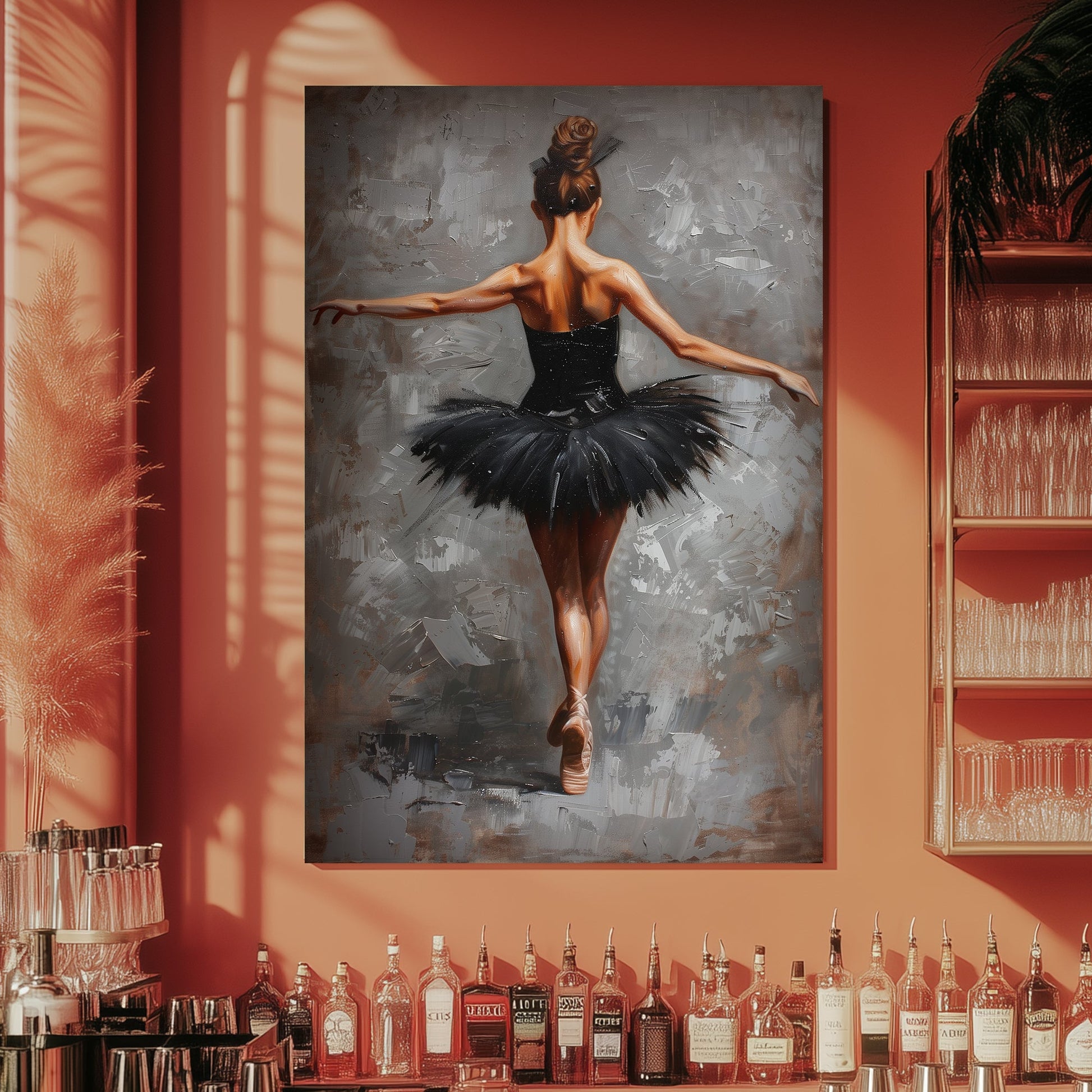 Ballerina in Motion #1536 Canvas Wall Art & Metal Prints