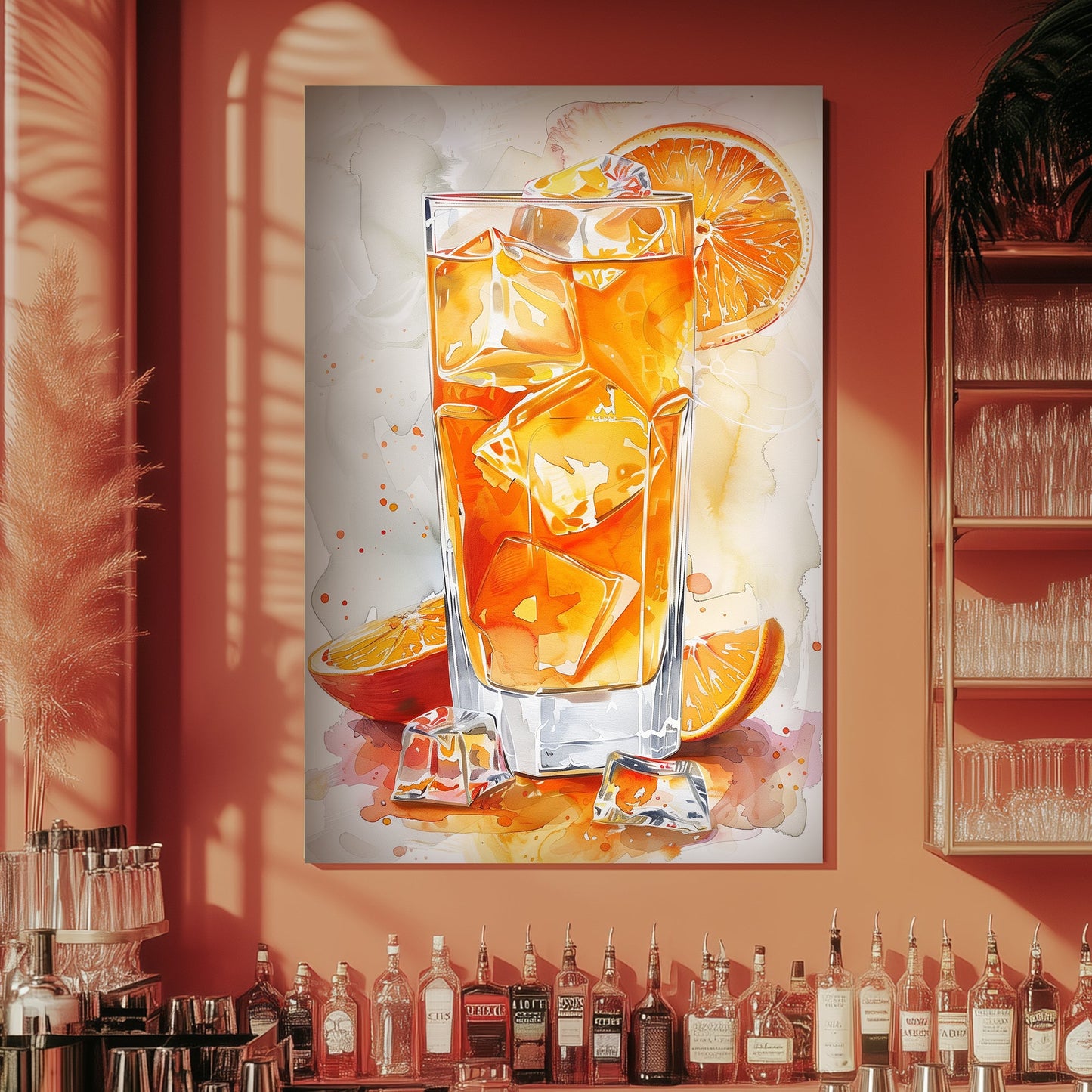 Citrus Splash #1544 Canvas Wall Art & Metal Prints