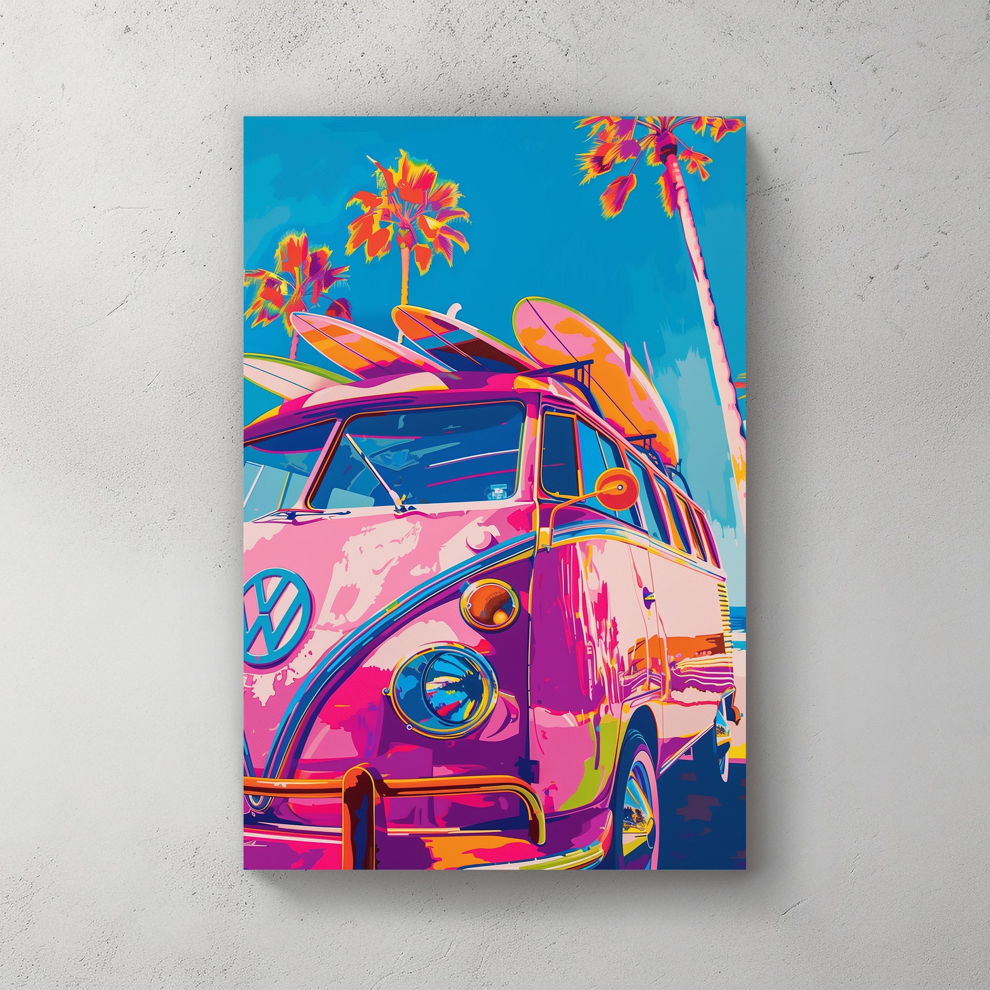 Retro Vibes #1549 Canvas Wall Art & Metal Prints – ItzArt.ca