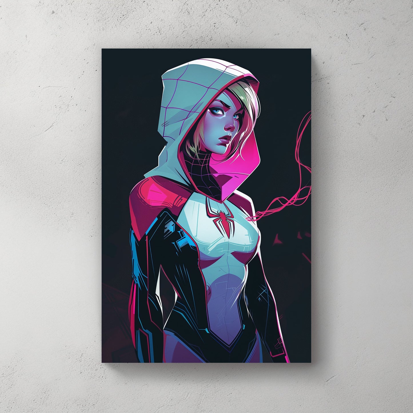 Cyber Vigilante #1560 Canvas Wall Art & Metal Prints