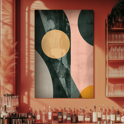 Abstract Geometry #1566 Canvas Wall Art & Metal Prints