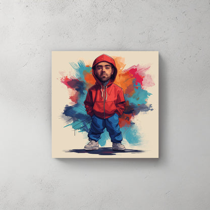 Red Hood #156 Canvas Wall Art & Metal Prints
