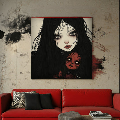 Haunted Eyes #1581 Canvas Wall Art & Metal Prints