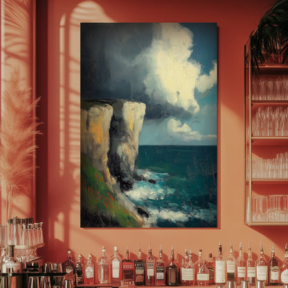 Cliffside Majesty #1583 Canvas Wall Art & Metal Prints