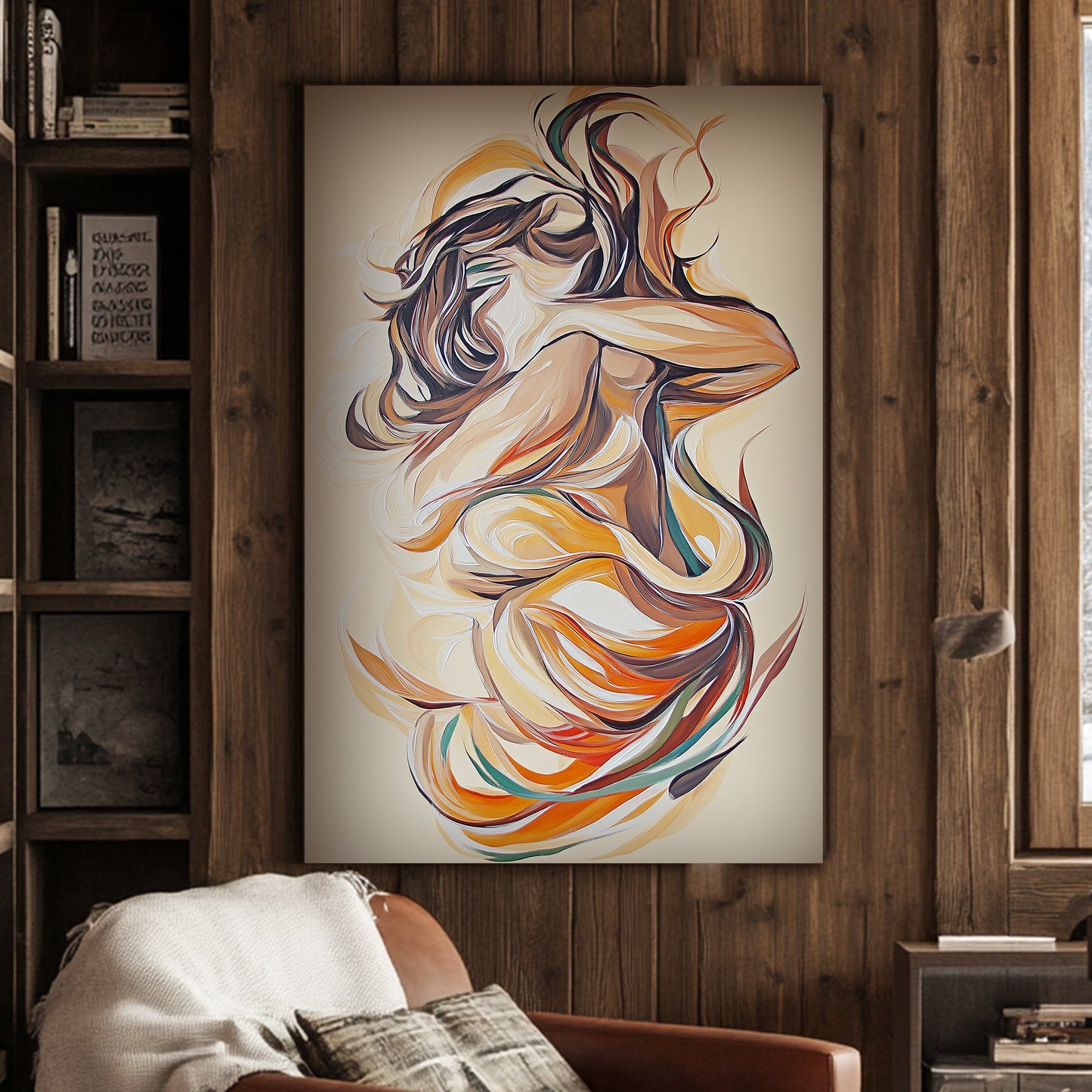 Flow of Energy #1585 Canvas Wall Art & Metal Prints