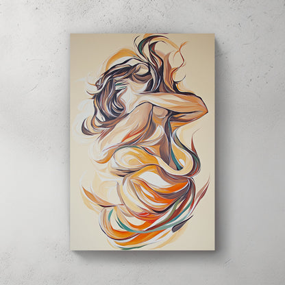 Flow of Energy #1585 Canvas Wall Art & Metal Prints