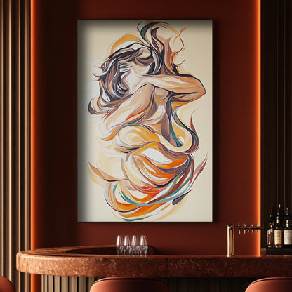 Flow of Energy #1585 Canvas Wall Art & Metal Prints