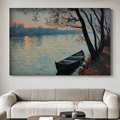 Reflections of Dusk #1586 Canvas Wall Art & Metal Prints