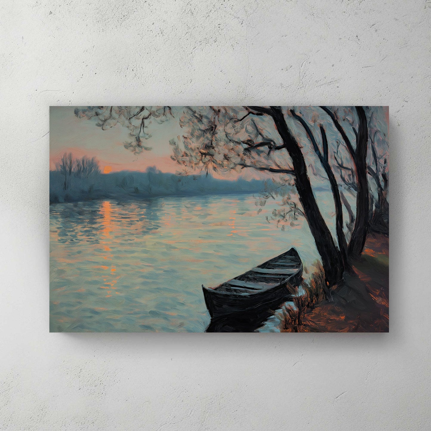 Reflections of Dusk #1586 Canvas Wall Art & Metal Prints