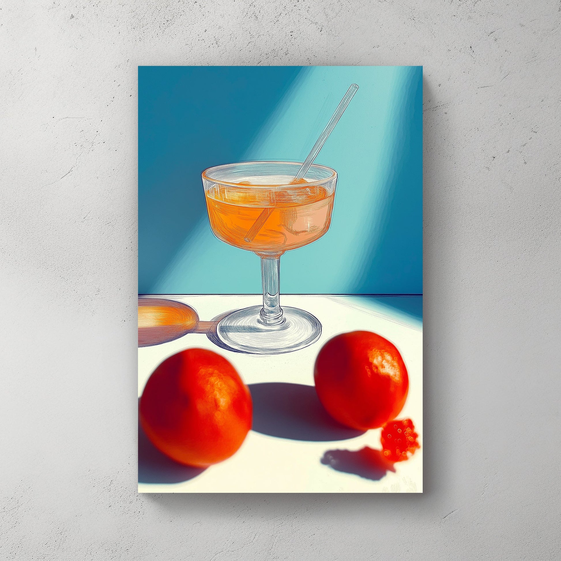 Citrus Solstice #1587 Canvas Wall Art & Metal Prints