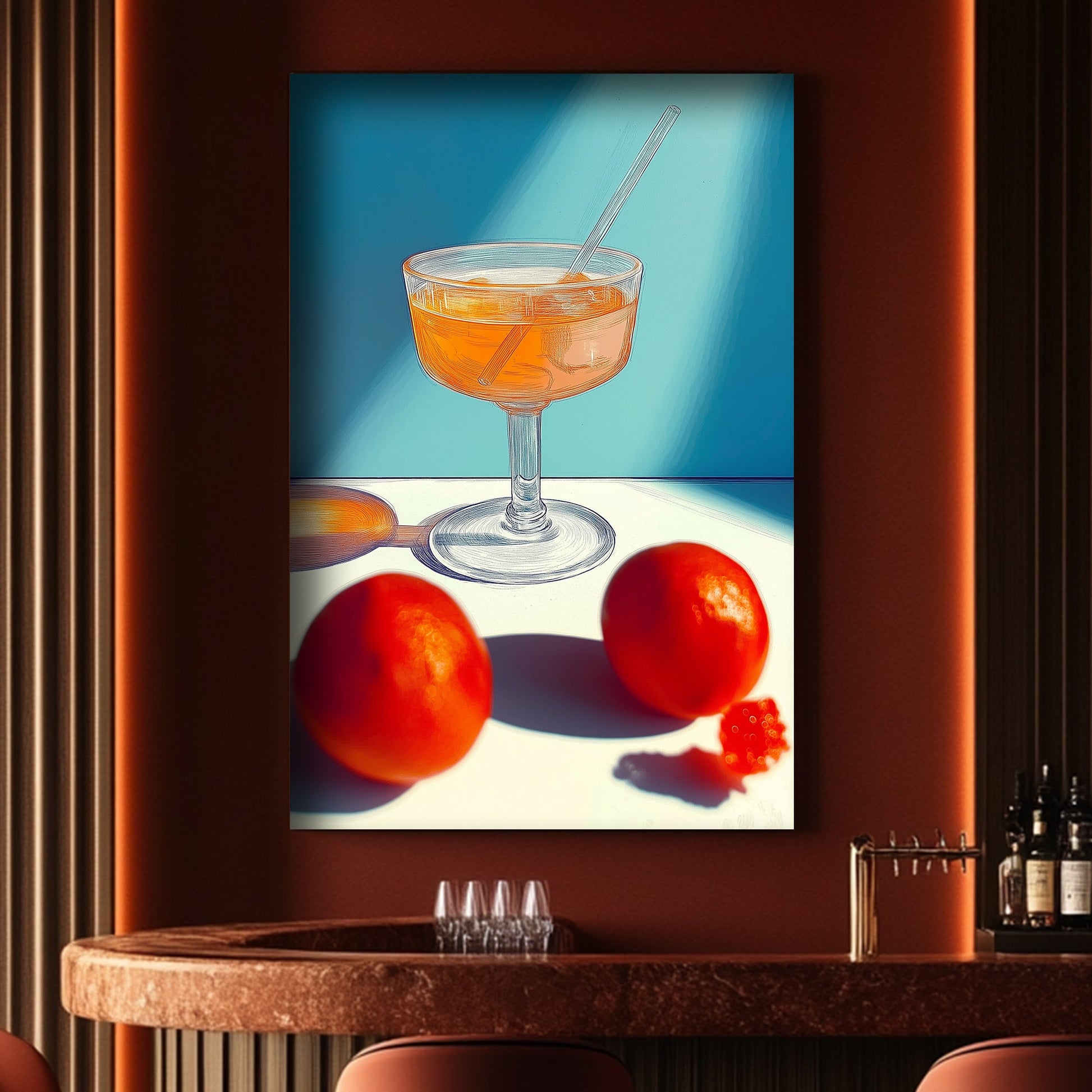 Citrus Solstice #1587 Canvas Wall Art & Metal Prints