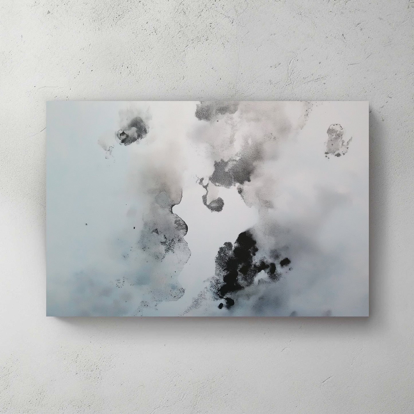 This abstract piece embodies the essence of drifting fog and soft shadows. Perfect for modern decor. canvas wall art portrait landscape