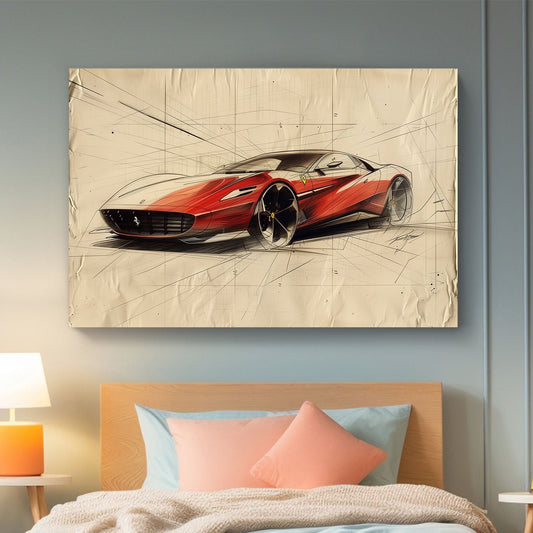 Beautiful in Red #183 Canvas Wall Art & Metal Prints