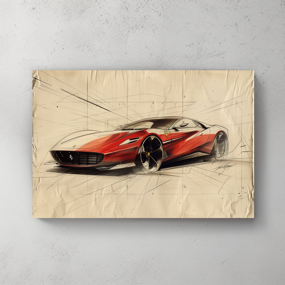Beautiful in Red #183 Canvas Wall Art & Metal Prints