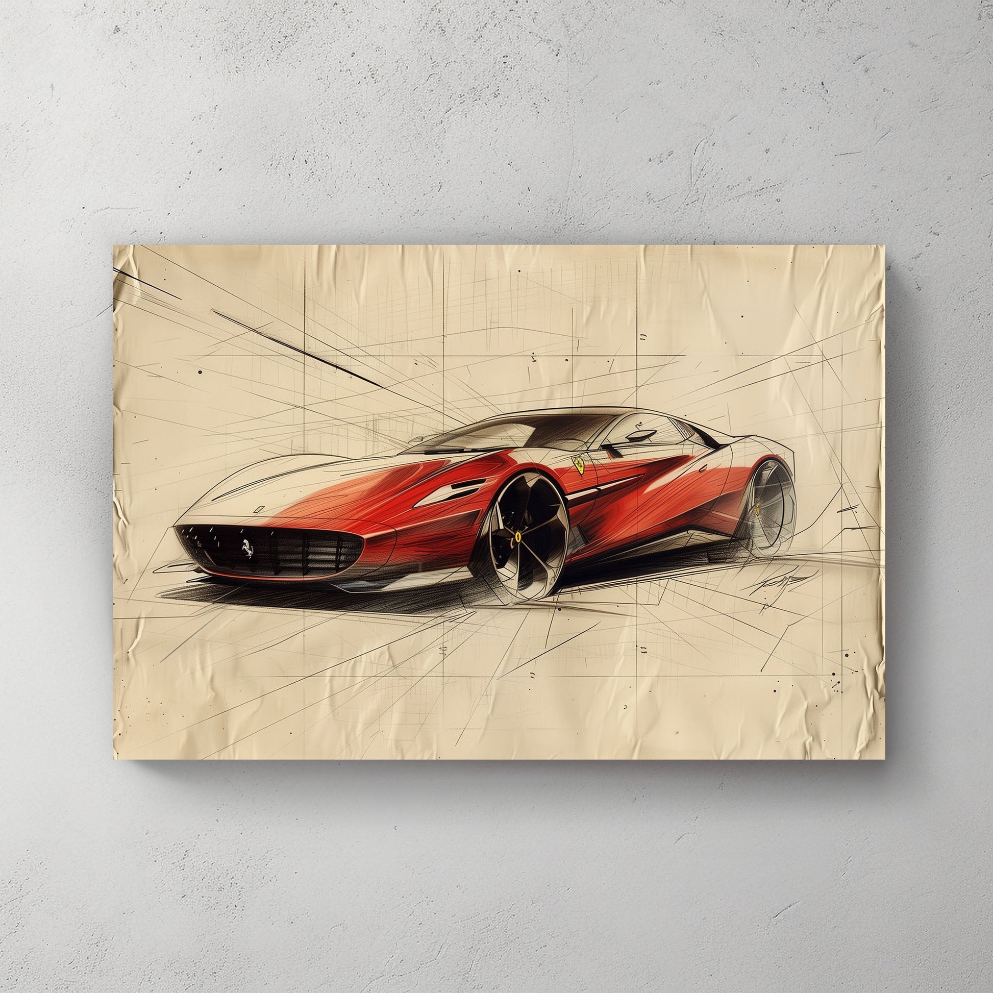 Beautiful in Red #183 Canvas Wall Art & Metal Prints