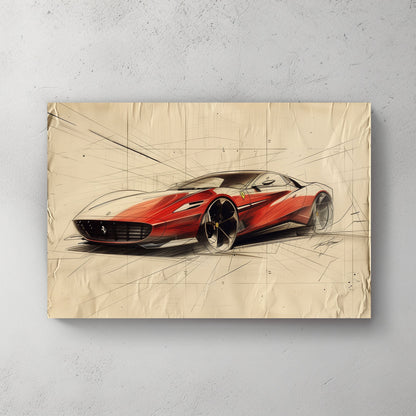 Beautiful in Red #183 Canvas Wall Art & Metal Prints