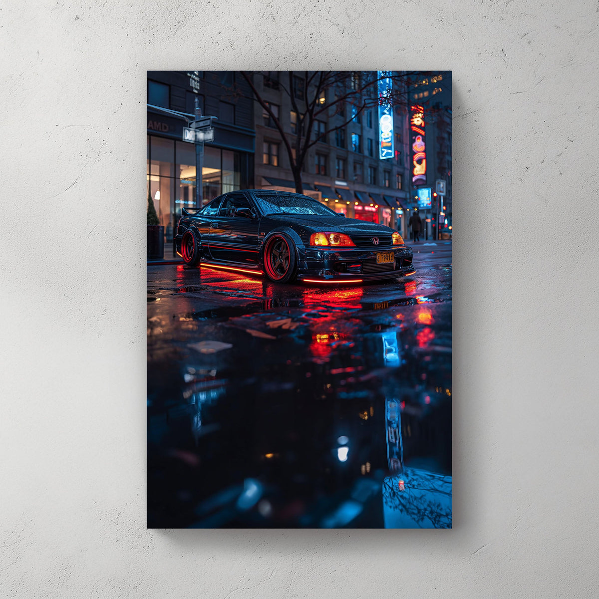 Red Glow #196 Canvas Wall Art & Metal Prints