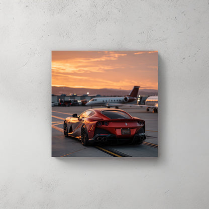 Red Beast #218 Canvas Wall Art & Metal Prints