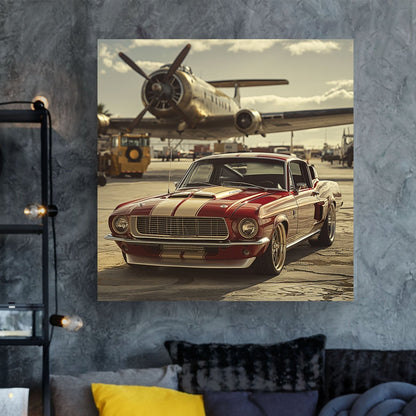 American Muscle #219 Canvas Wall Art & Metal Prints
