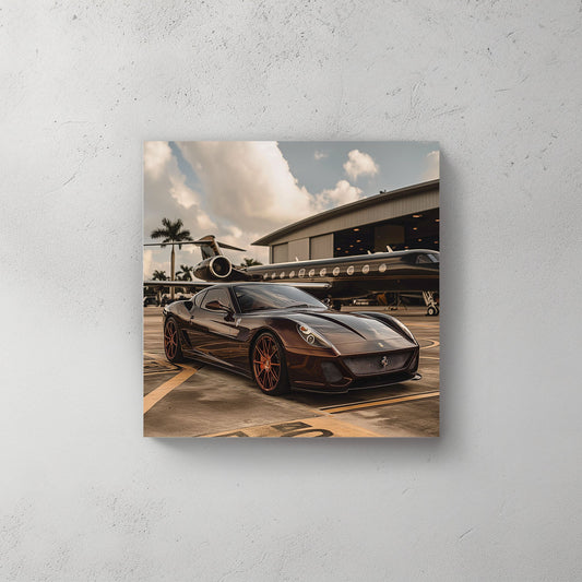 Private Ferrari #220 Canvas Wall Art & Metal Prints