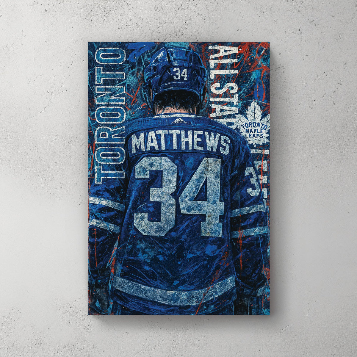 Toronto Maple Leafs Auston Matthews wall art