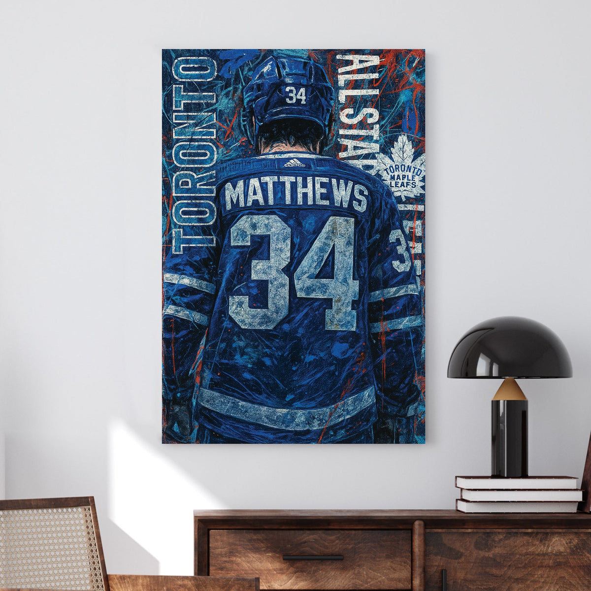 Toronto Maple Leafs Auston Matthews wall art