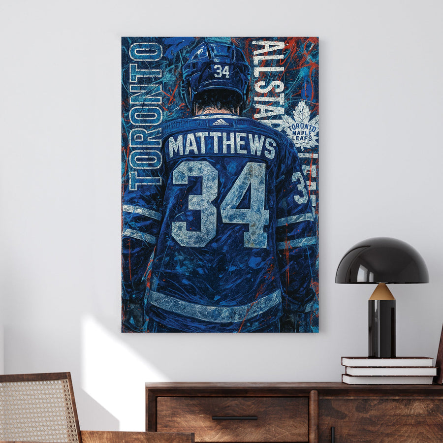 Toronto Maple Leafs Auston Matthews wall art