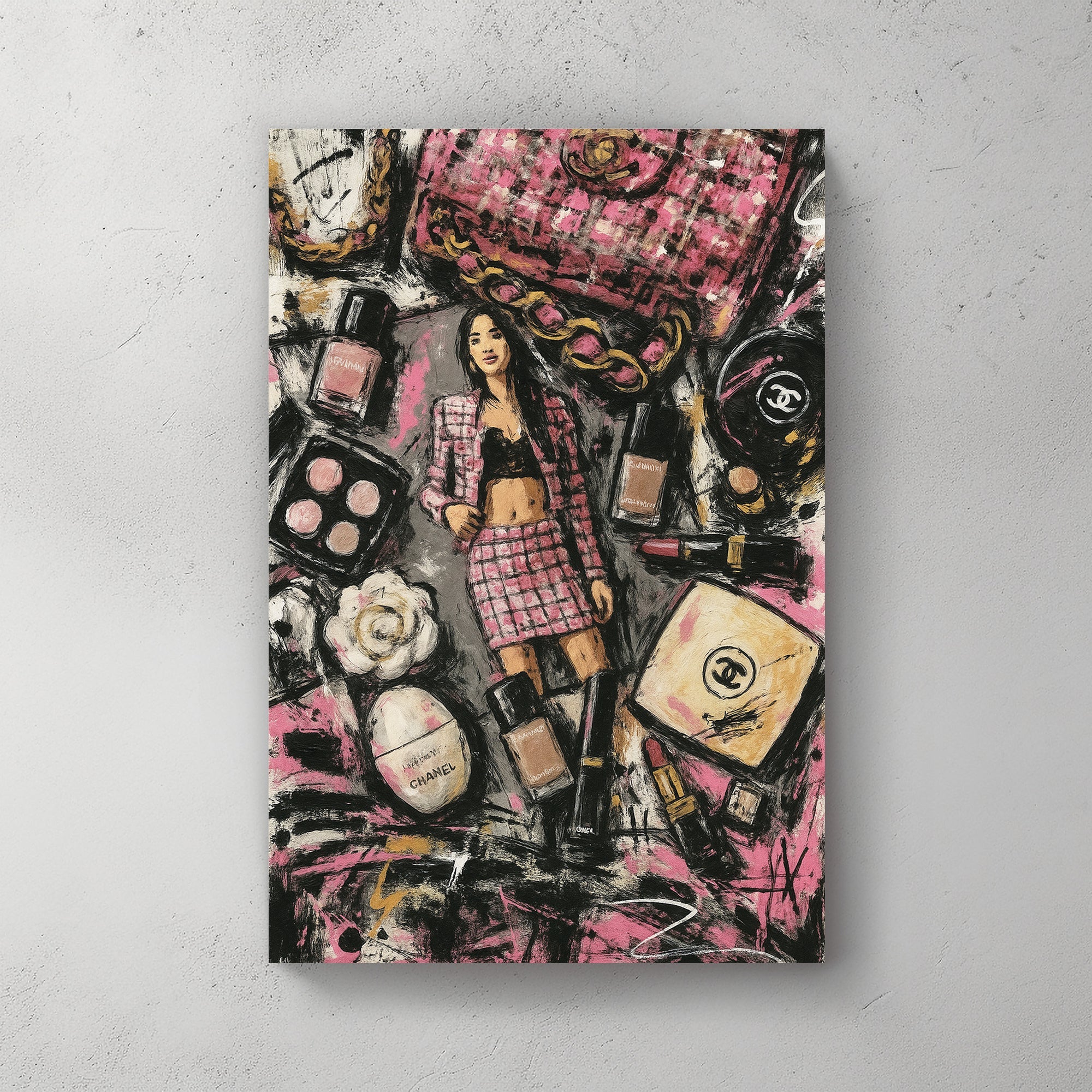 Pink Chanel Wall Art on Canvas & Metal Prints – ItzArt.ca