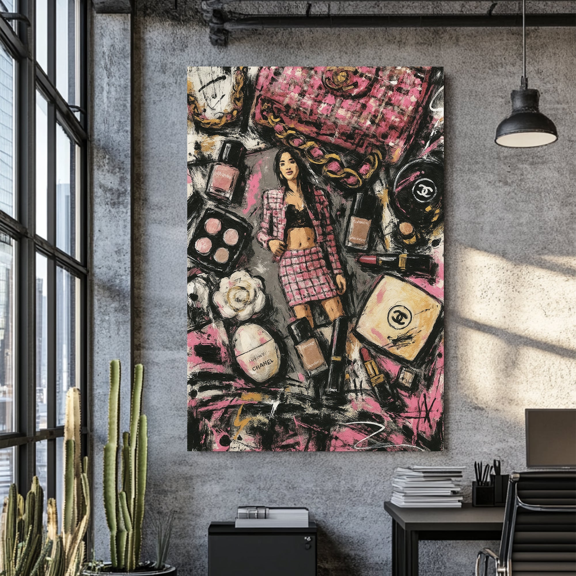 Pink Chanel Wall Art on Canvas & Metal Prints – ItzArt.ca