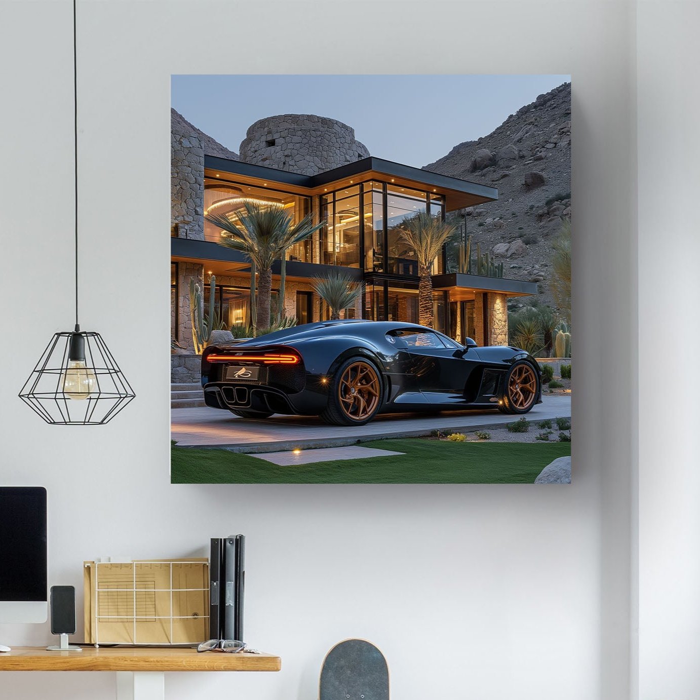 Black & Bold #233 Canvas Wall Art & Metal Prints