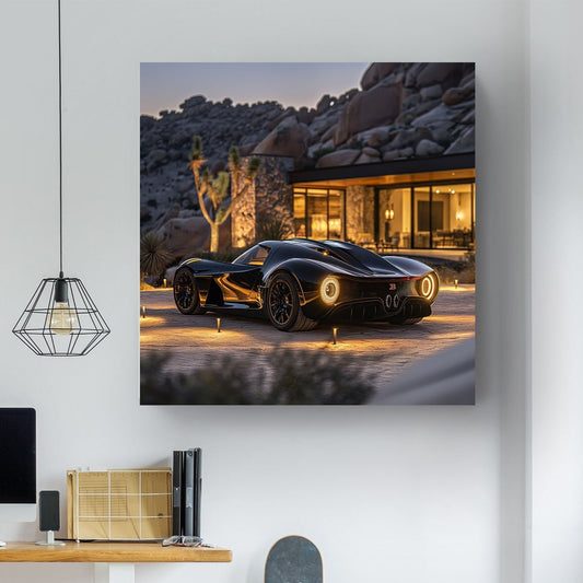 Black Luxury #237 Canvas Wall Art & Metal Prints