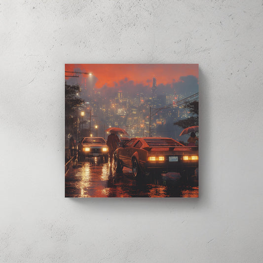 Rainy Nights #240 Canvas Wall Art & Metal Prints